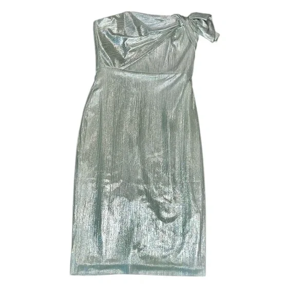 Black Halo Divina Metallic Sheath Dress Size 6 NWT - Picture 6 of 13